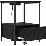 Noćni ormar 2 pcs Crni hrast 42 x 41 x 56 cm Konstruirano drvo | Eponuda.com