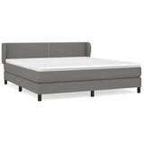 The Living Store Box spring postelja z vzmetnico temno siva 180x200 cm blago - Box Spring Postelja, (21520941) | Shoptok.si