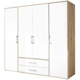 Modern Living Omara S Klasičnimi Vrati Lembo, Bela, Barva Hrasta | Shoptok.si