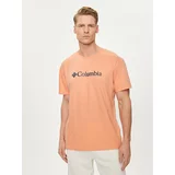 Columbia Majica CSC Basic Logo™ Short Sleeve 1680053 Oranžna Regular Fit