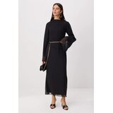 Trendyol Modest Ženska haljina Tctss26Eb00084, Crna Cene