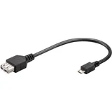 OTG adapter USB micro-B na USB-A 0.2m