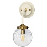Elstead Lighting Elstead Stenska svetilka Cosmos Retro z 1 lučjo, kroglasta, steklena, senčnik, (22099114) | Shoptok.si