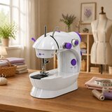 Mini Sewing Machine LED Light Portable 2 Modes Accessories Foot Pedal | shoptok.hr
