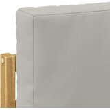  2 Komad Set vanjskih sofa Poliester Bijela i svijetlosiva | shoptok.hr