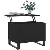  Stolić za kavu crni 60 x 44,5 x 45 cm od konstruiranog drva | Eponuda.com