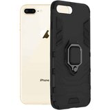 Techsuit Silicone Shield zaštitna maska za iPhone 7 Plus / 8 Plus - crna | shoptok.hr