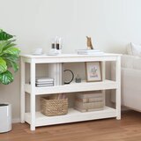  Konzolni stol bijeli 110 x 40 x 74 cm od masivne borovine | Eponuda.com