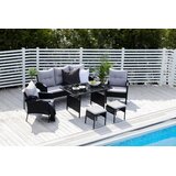 Venture Home Knock vrtna lounge garnitura, crna | shoptok.hr