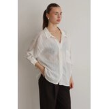 TRENDYOLMILLA Ženska košulja Twoaw26Go00083, bela | Eponuda.com
