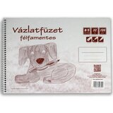 Školski Poluobložena spiralna bilježnica B/5, 32 lista, 120g Cijene