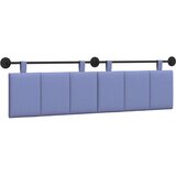  Držeće uzglavlje Zidne Traper plava 170 x 55 x 5 cm tkanina - Trapere plave boje 160 cm bez LED | shoptok.hr