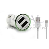 Ldnio auto punjač DL-C28 2xUSB 3.4A (iphone) lightning beli Cene