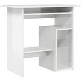 Maison Chic Pisalna miza - pisarniška miza - Računalniška miza visok sijaj bela 80x45x74 cm iverna plošča, (21784971) Cene