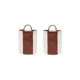 Tekstilne košare u setu 2 kom ø 18x22 cm Kara –