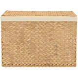  Košara za rublje s 3 odjeljka 75x42,5x52 cm od vodenog zumbula | shoptok.hr