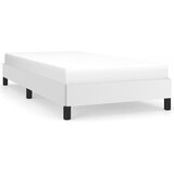 Maison Chic Posteljni okvir - Enojna postelja - Postelja za odrasle bel 90x200 cm blago-J6246, (21770309) | Shoptok.si