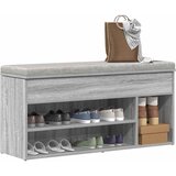 vidaXL Klupa za cipele boja hrasta 102x30,5x45 cm konstruirano drvo Cijene
