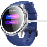 hoco. pametna športna ura Y24 Amoled ekran, MP3, MP4 video (s funkcijo klicanja) - srebrna z modrim paščkom | Shoptok.si
