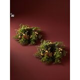 Sinsay Božićni vijenci s češerima i zlatnim ukrasima 3 pack | shoptok.hr