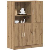vidaXL 2-dijelni set kuhinjskih ormarića Artisan hrast izrađen od drva | shoptok.hr