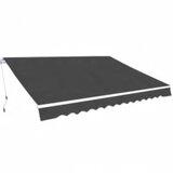 vidaXL Ročno zložljiva tenda 600 cm antracitna Cene