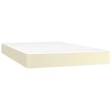  Boxspring - Krevet s oprugama i madracem krem 120x200 cm od umjetne kože - Krema 120 x 200 cm Gladak dizajn | shoptok.hr