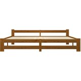  Okvir za krevet od masivne borovine boja meda 200 x 200 cm | shoptok.hr