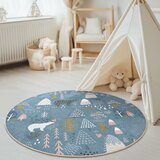 Mila Home Plavi periv dječji tepih ø150 cm Forest Land – | shoptok.hr