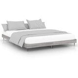 Maison Chic posteljni okvir - dvoposteljna postelja - zakonska postelja siva sonoma 120x200 cm inženirski les-J15161, (21776968) | Shoptok.si
