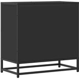 vidaXL Noćni ormarić crni 60x31x60 cm Konstruirano drvo i metal | shoptok.hr