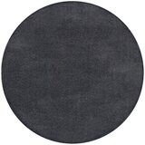 Flair Rugs Temno siva pralna okrogla preproga iz recikliranih vlaken 180x180 cm Fluffy – Cene