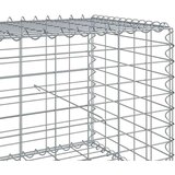 vidaXL Gabionska košara s pokrovom 700x50x50 cm pocinkano železo | Shoptok.si