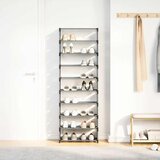  Stalak za cipele 10 slojeva sivi 54x28x158 cm netkana tkanina | shoptok.hr