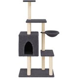 Penjalica za mačke sa stupovima za grebanje tamnosiva 131 cm | shoptok.hr