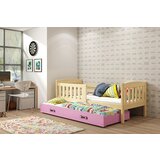 BestBed OTROKA POSTELJA KUBUS 2 Z DODATNIM LEIEM 190X80 (VE BARV)-Roza | Shoptok.si