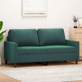  The Living Store Dvosed temno zelen 140 cm žamet - Dvosed, (21495123) Cene