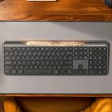 Logitech Tipkovnica K980 Signature Slim Solar+, Wireless, grafitna, SLO g., (5000076834) | Shoptok.si
