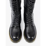 Shelvt Classic black boots with lacing and zipper | Shoptok.si