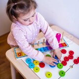 Woopie green puzzle učenje brojanja i boja montessori 56 kom. | shoptok.hr