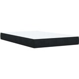 vidaXL Box spring postelja z vzmetnico črna 120x200 cm žamet | Shoptok.si