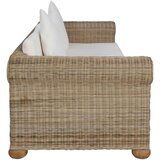  2-dijelni set sofa od prirodnog ratana s jastucima | shoptok.hr