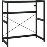 Maison Chic Kopalniški regal - Umivalniška omarica črn 79x38x83 cm železo, (21758852) Cene