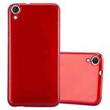 Cadorabo Ohišje, združljiv s HTC v rdeči barvi, narejen iz fleksibilnega silikona TPU v brušenem dizajnu, (20570969) | Shoptok.si