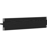 vidaXL Stenske police s polico 2 pcs Črni hrast 80 x 11.5 x 18 cm | Shoptok.si