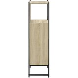  Kupaonski ormarić boja hrasta 33x33x120,5 cm konstruirano drvo | shoptok.hr
