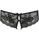 Cottelli - žensko spodnje perilo s čipko in pentljo (črno) - XL | Shoptok.si