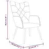  Stolica za opuštanje s osloncem za noge patchwork od tkanine | shoptok.hr