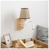  Brilagi - LED zidna lampa NUBILA WOOD 1xE27/25W/230V + LED/3W hrast/braon | Eponuda.com