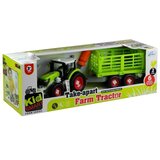 Traktor za sestavljanje z odprto prikolico 43 cm | Shoptok.si